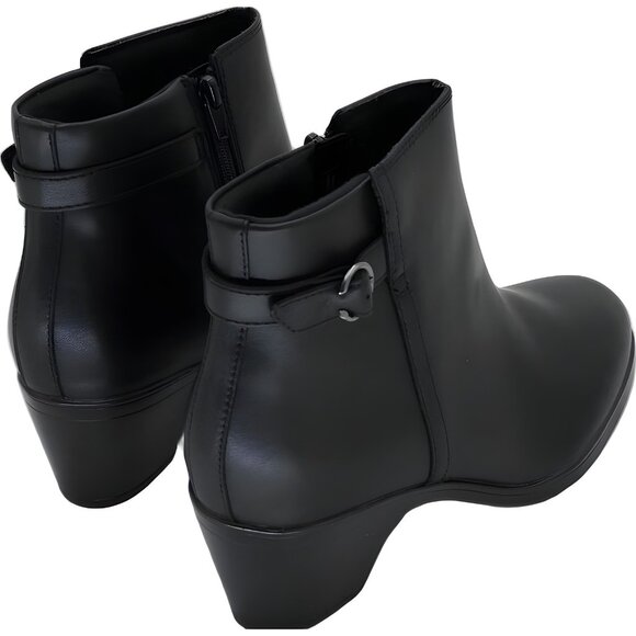 Clarks Emily 2 Reyna Black Ankle Boots Zip Buckle Comfort Women's US 8.5M - Picture 3 of 6